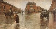 Childe Hassam Rainy Day oil painting on canvas
